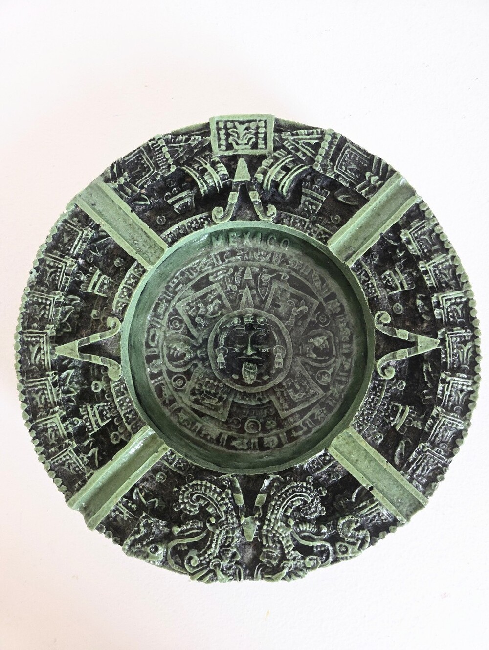 Vintage Mayan Calendar Asthray | Trinket Dish